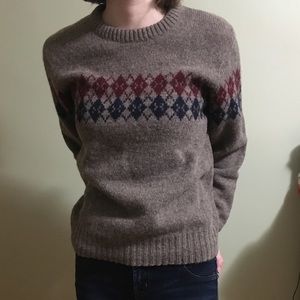 Cute argyle sweater